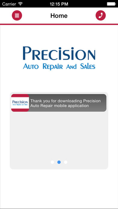 precision auto news feed screen